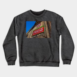 Vintage Coca Cola Sign Crewneck Sweatshirt